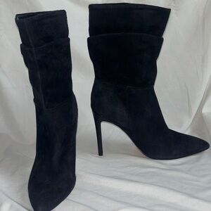 Nine West Black Heeled Boots